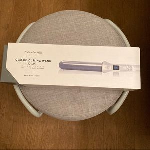 NuMe Classic Curling Wand Tourmaline Ceramic 32mm White